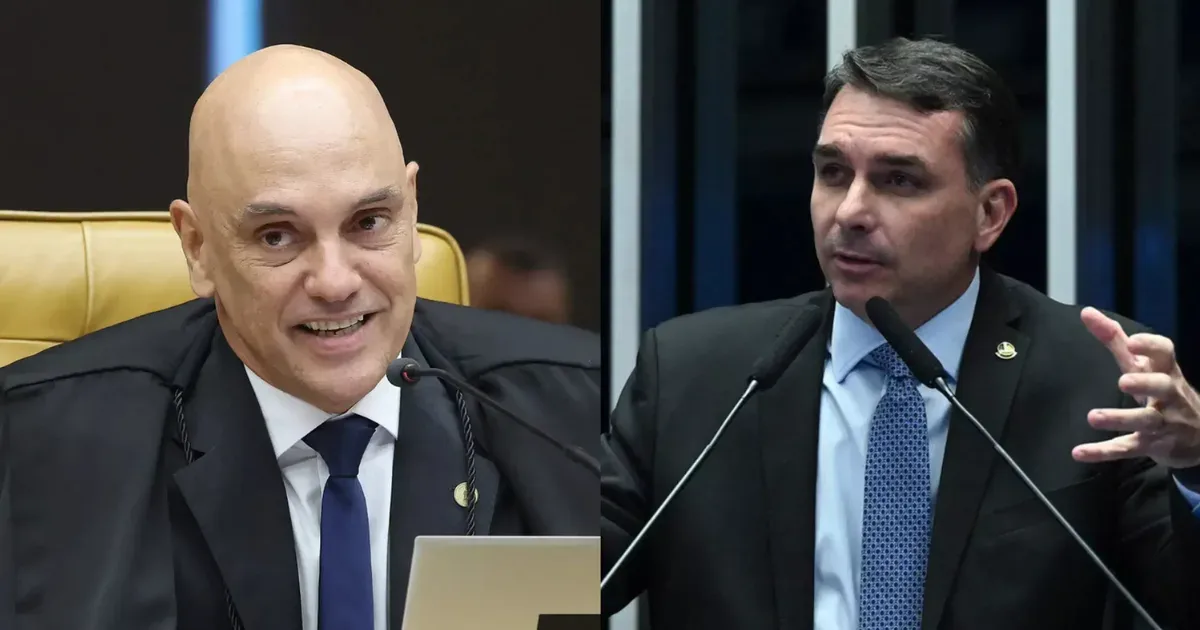 Ministro Alexandre de Moraes é a razão do novo pedido de Flávio a Mendonça