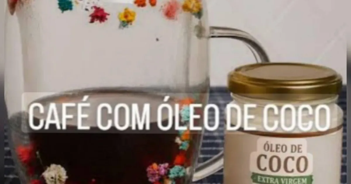 Misturar óleo de coco no café pode reduzir a fome?