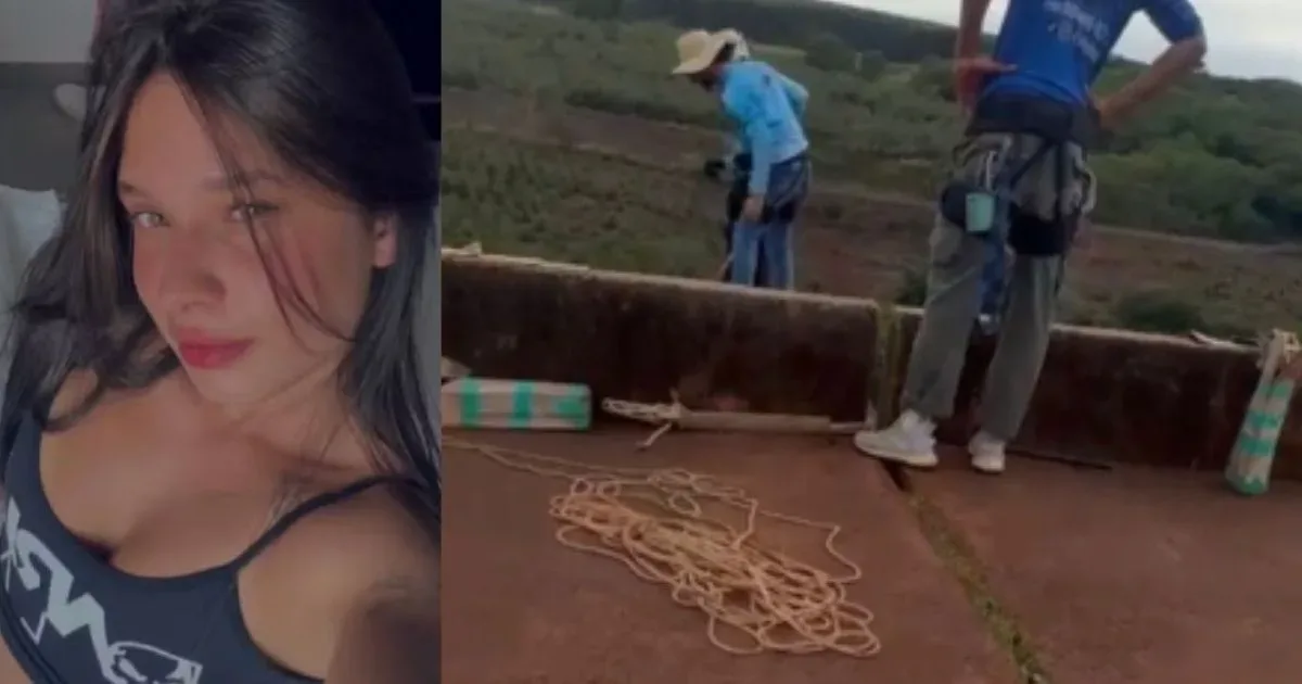 Noivo de jovem que faleceu ao saltar de ponte sem cordas passou mal