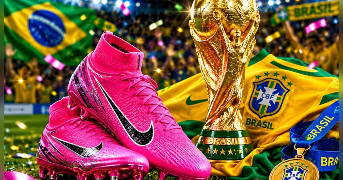 O mistério das chuteiras rosas na Copa finalmente foi explicado