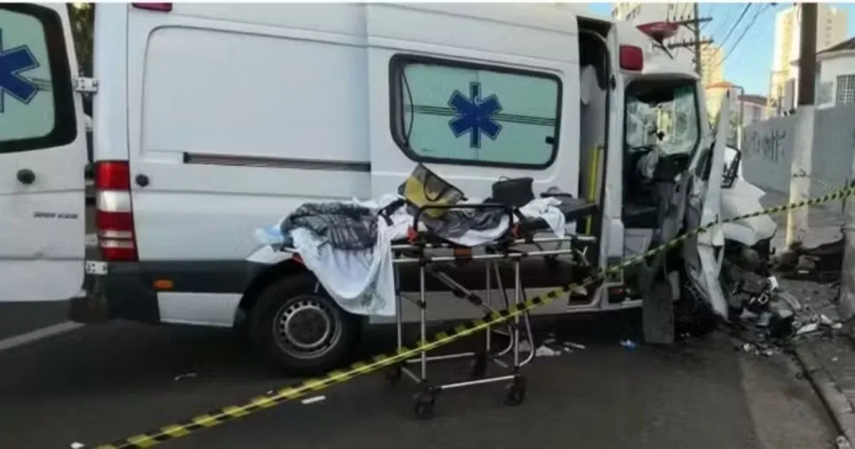 Paciente falece depois de ambulância perder o controle