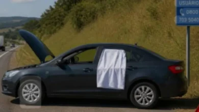 Pano branco no carro na estrada: o que esse sinal pode indicar?