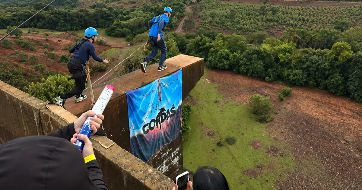 Ponte de morte em rope jump foi palco de outra tragédia há dois anos