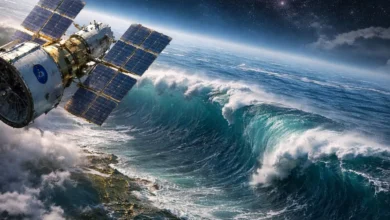 Satélite da NASA capta tsunami gigantesco com comportamento nunca visto