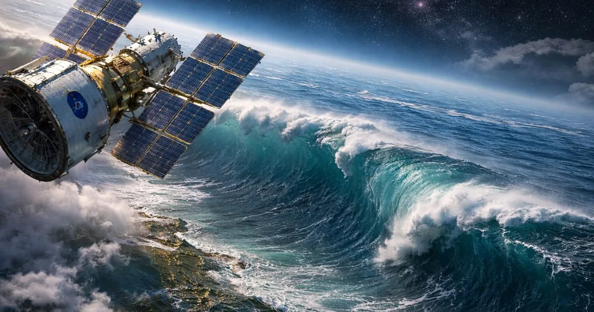 Satélite da NASA capta tsunami gigantesco com comportamento nunca visto