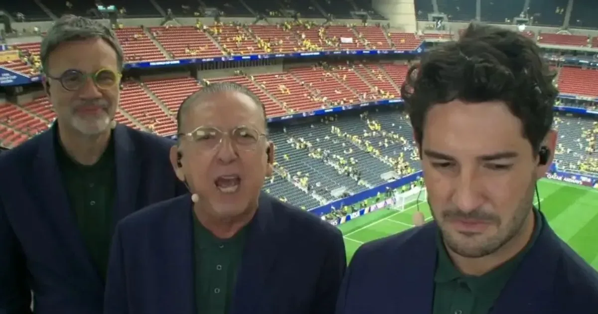 Tensão na televisão: Alexandre Pato e Galvão Bueno se desentendem ao vivo no SBT