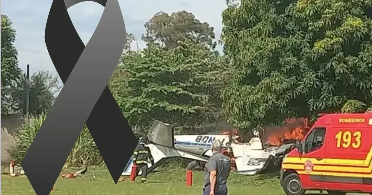 Tragédia aérea: Forças de segurança confirmam óbitos após queda de aeronave de pequeno porte no interior de SP