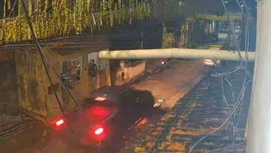 VÍDEO: Motorista atropela moradores durante pintura de rua para a Copa em Belém e causa revolta