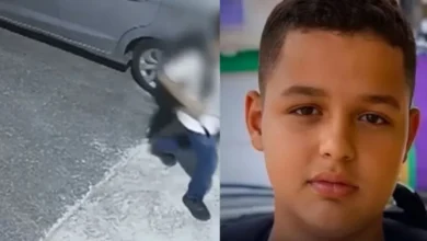 Vídeo registra chegada de menino que comeu bolo em casa horas antes da morte