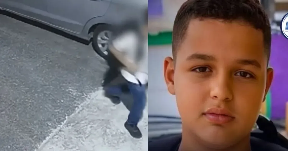 Vídeo registra chegada de menino que comeu bolo em casa horas antes da morte
