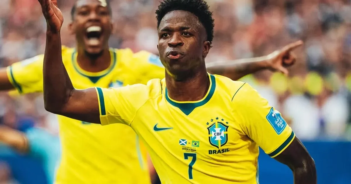 Vini Jr. chora e emociona a web