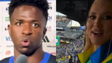 Virgínia Fonseca reage ao gol de Vini Jr. contra o Haiti