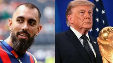 Após declaração polêmica, Borja Iglesias tem encontro com Trump na premiação