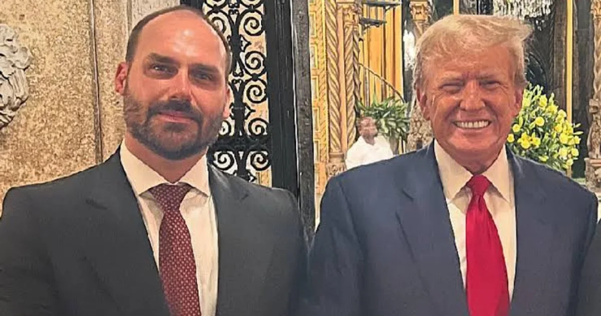 Após green card, Eduardo diz se sentir "seguro" dos "abusos" de Moraes