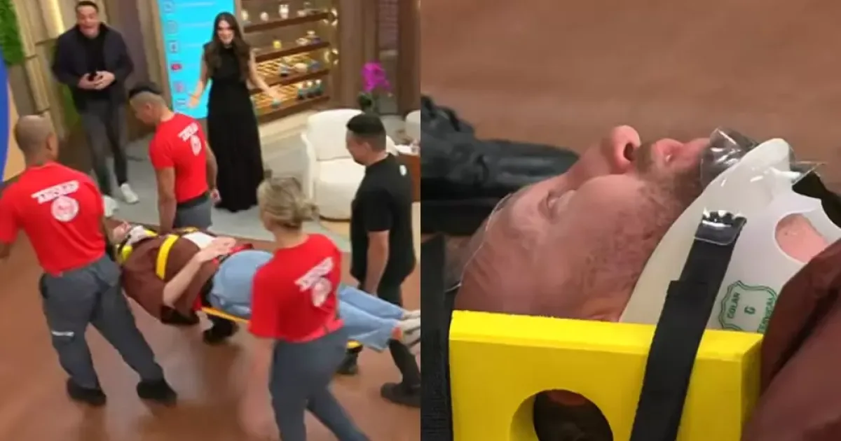 Apresentador da Band surpreende ao vivo com entrada dramática no estúdio