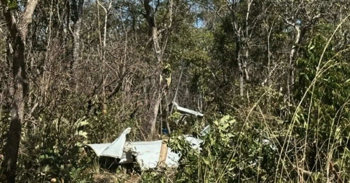 Avião cai em área rural de Palmas e deixa duas pessoas sem vida