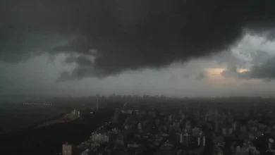 Defesa Civil de Porto Alegre emite alerta para chuva intensa e ventos fortes até terça-feira