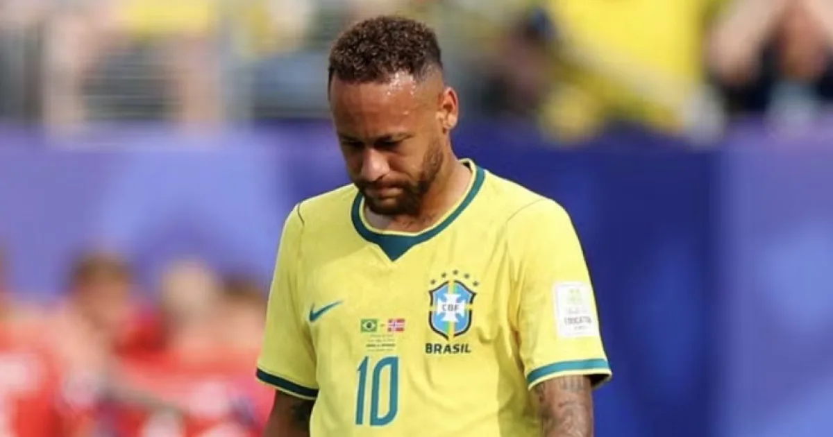Foi assim que Neymar reagiu ao perder para Noruega na Copa do Mundo