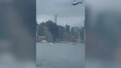 Hidroavião cai no East River, em Nova York, com 10 pessoas a bordo