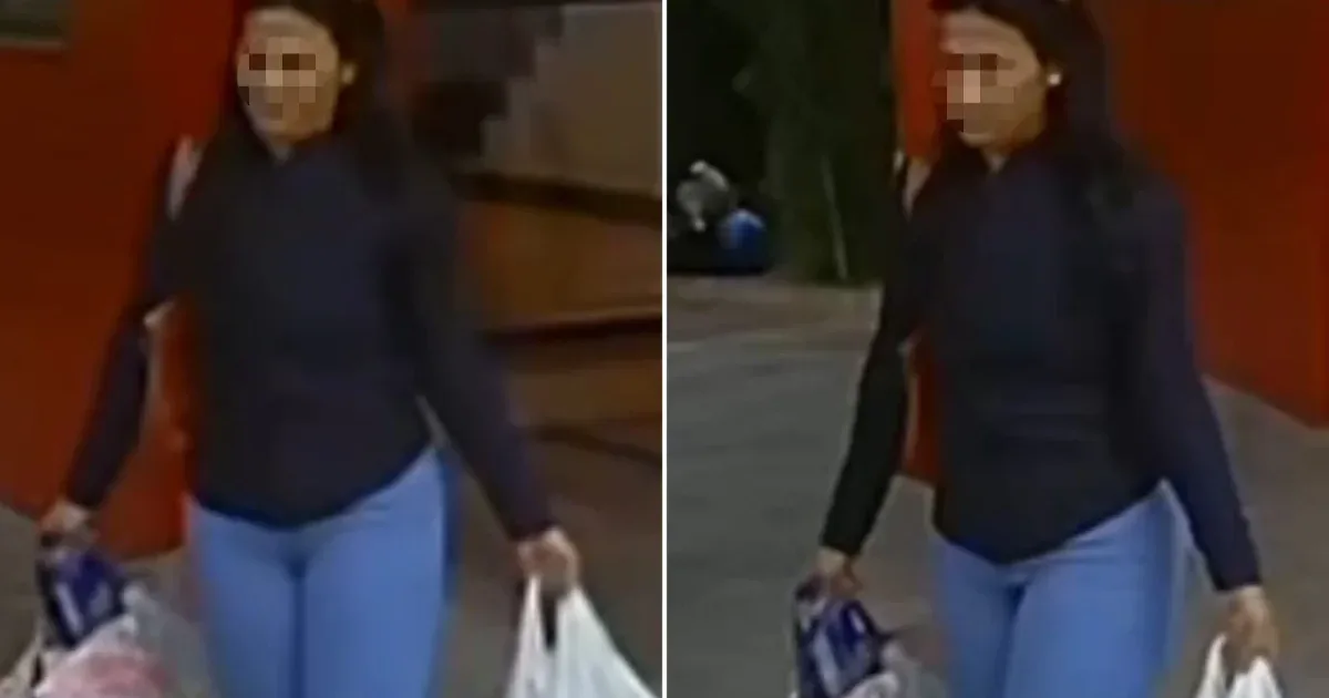 Imagens mostram suspeita deixando prédio após morte de casal em BH