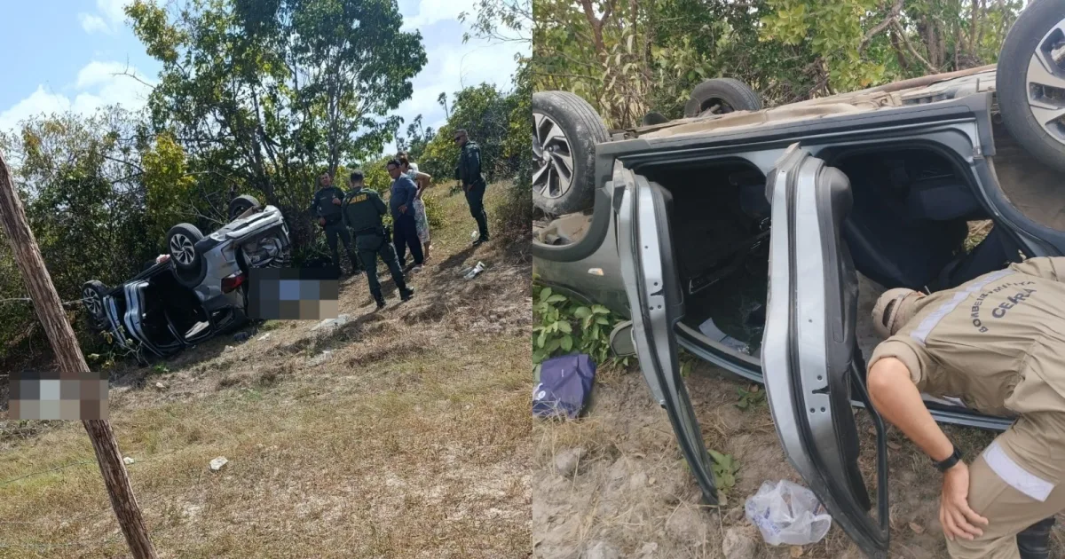 Mãe e filha perdem a vida após grave acidente na CE-362, quatro pessoas ficaram feridas