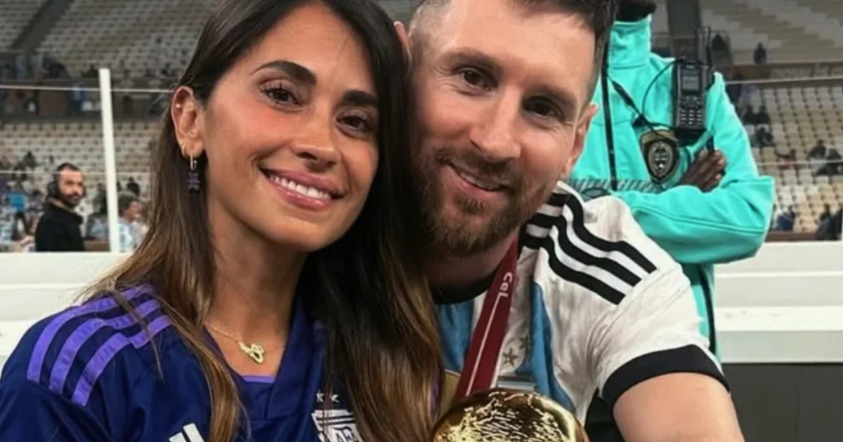 Mensagem de Antonela para Messi viraliza após a final da Copa