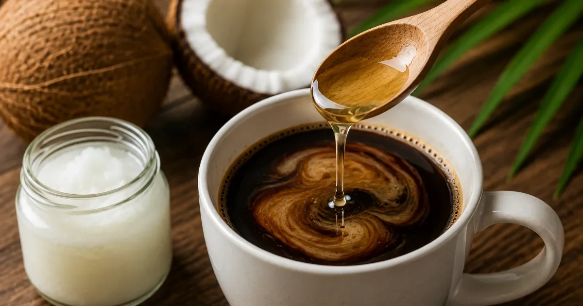 Misturar óleo de coco ao café virou tendência e promete benefícios