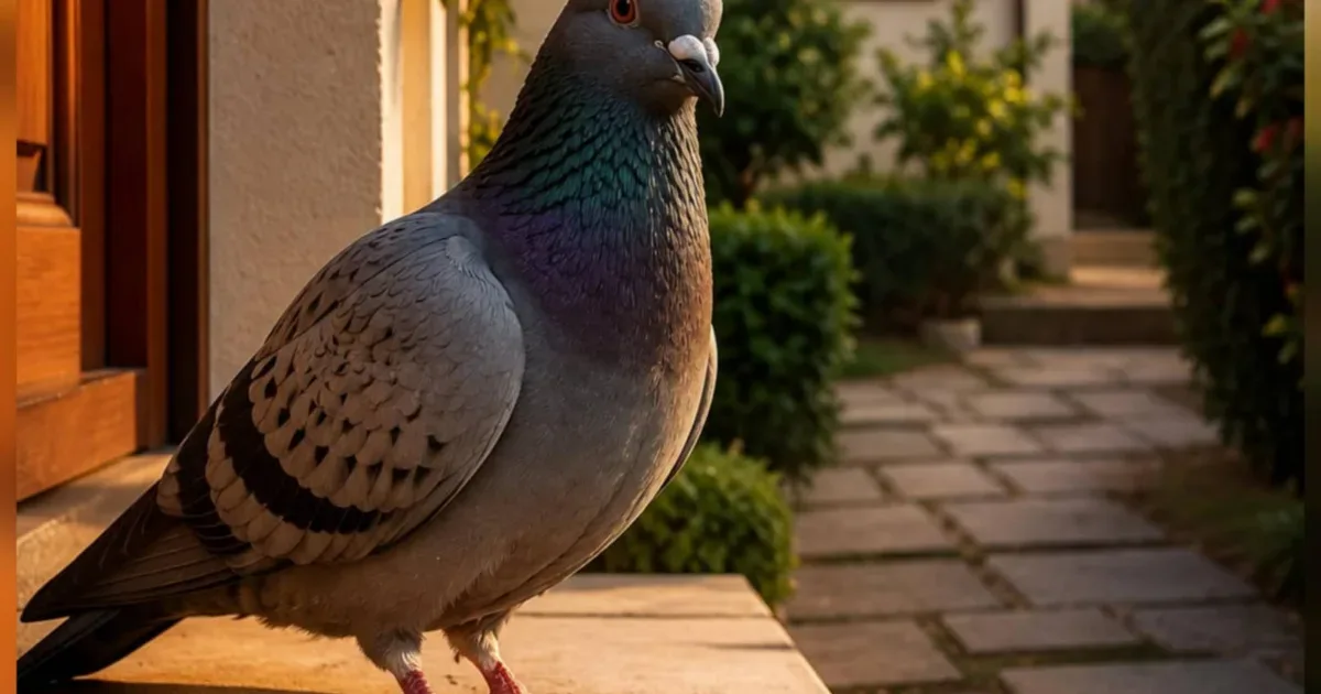 Pombo apareceu na sua casa? Descubra o que isso pode significar