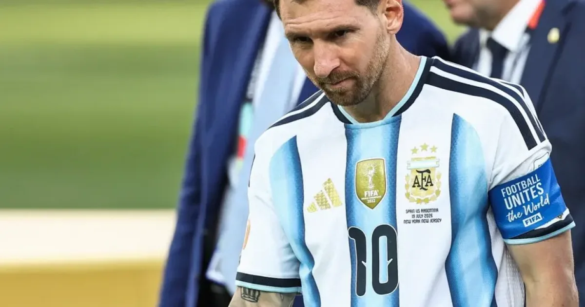 Reação de Messi após derrota para Espanha viraliza
