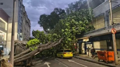 Temporal com ventania volta a preocupar com previsão de mais chuva