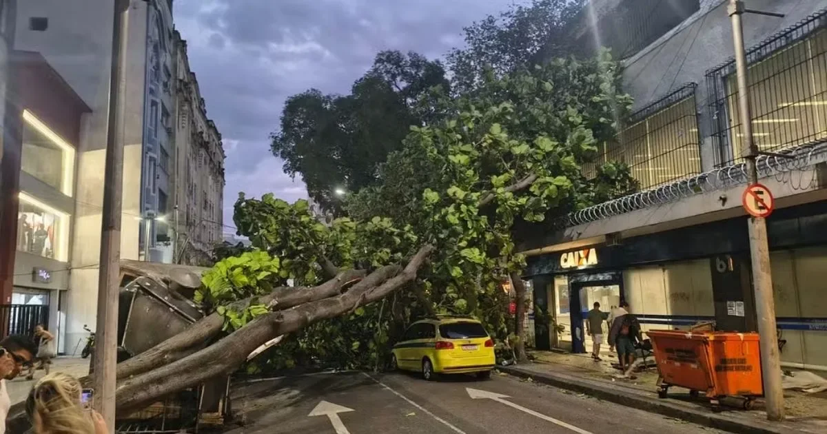 Temporal com ventania volta a preocupar com previsão de mais chuva