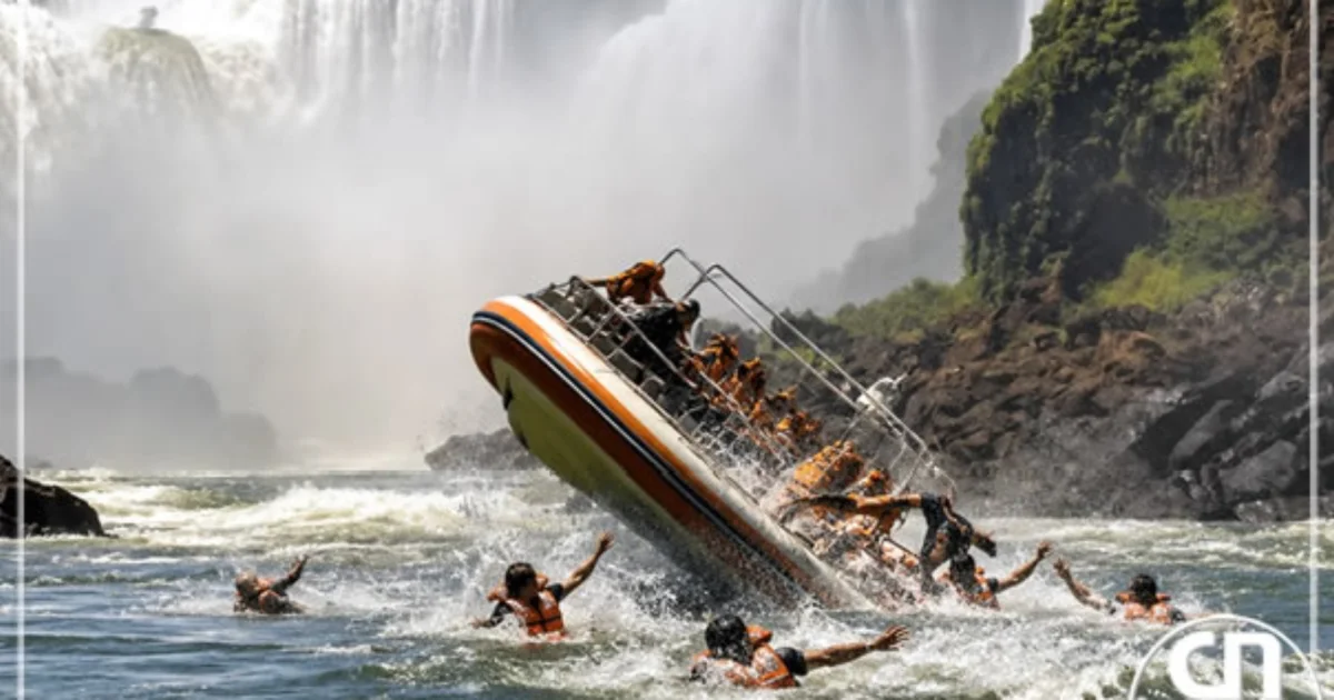 Turista perde a vida após barco virar durante passeio nas Cataratas do Iguaçu