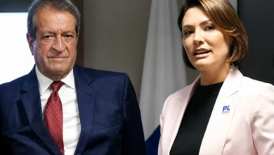 Valdemar diz que Michelle não quer participar de campanha de Flávio Bolsonaro