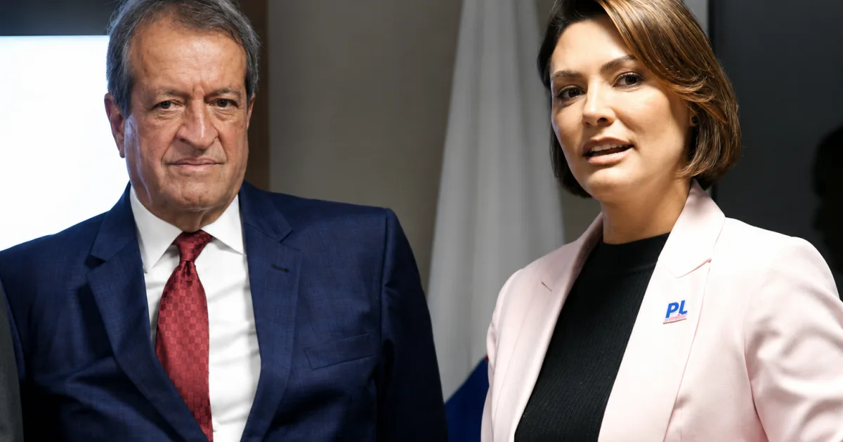 Valdemar diz que Michelle não quer participar de campanha de Flávio Bolsonaro