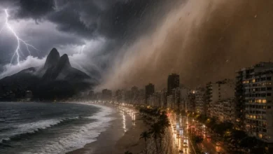 Ventos de mais de 90 km/h colocam Rio em estado de alerta