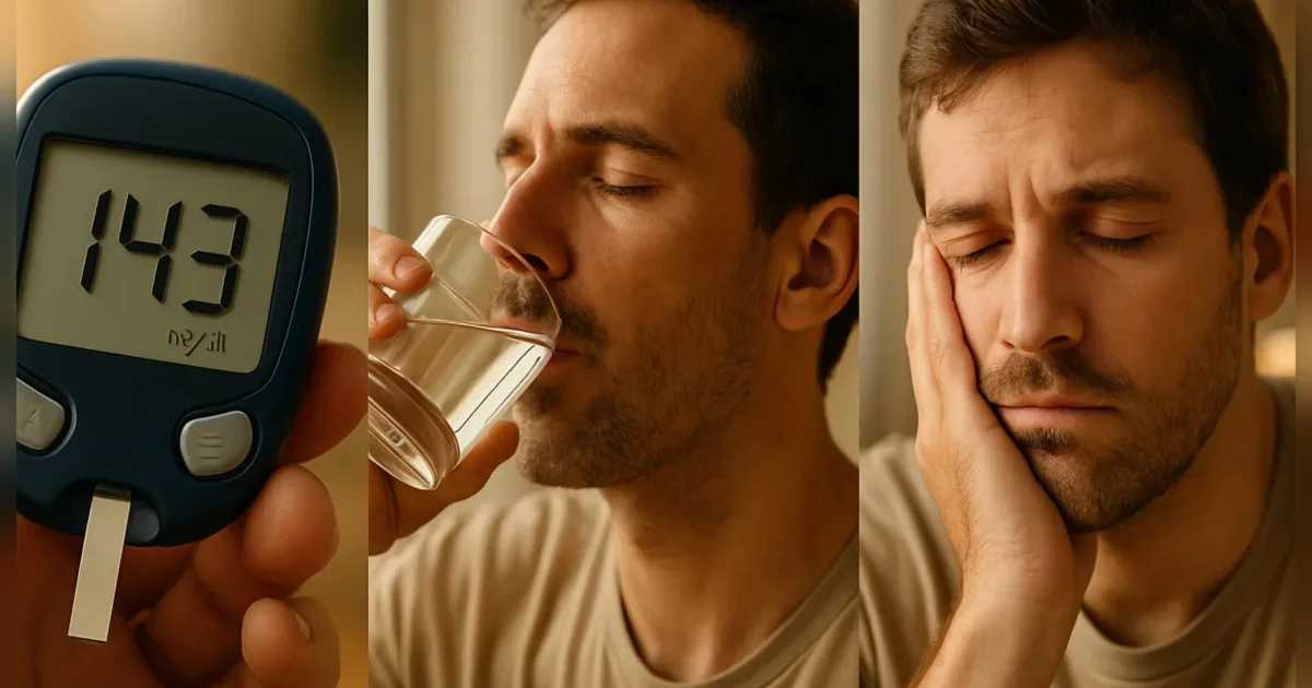 9 sinais de diabetes que podem aparecer durante a noite