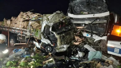 Acidente entre ônibus e caminhão deixa mortos em MG