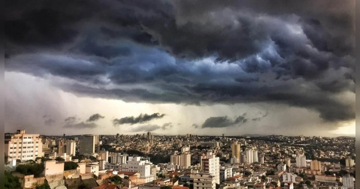 Alerta do Inmet coloca quase 100 cidades de MG sob atenção