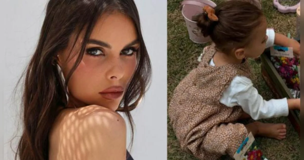 Amanda Kimberlly faz as malas e viaja com filha de Neymar