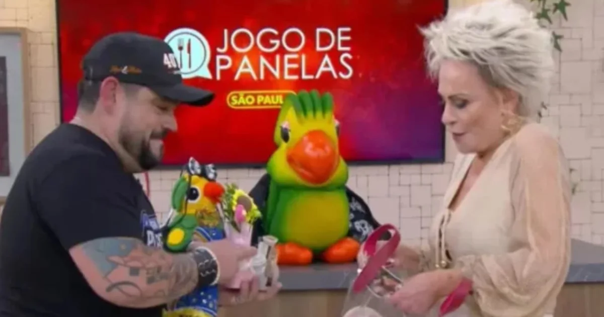 Ana Maria Braga dá bronca em convidado durante o Mais Você