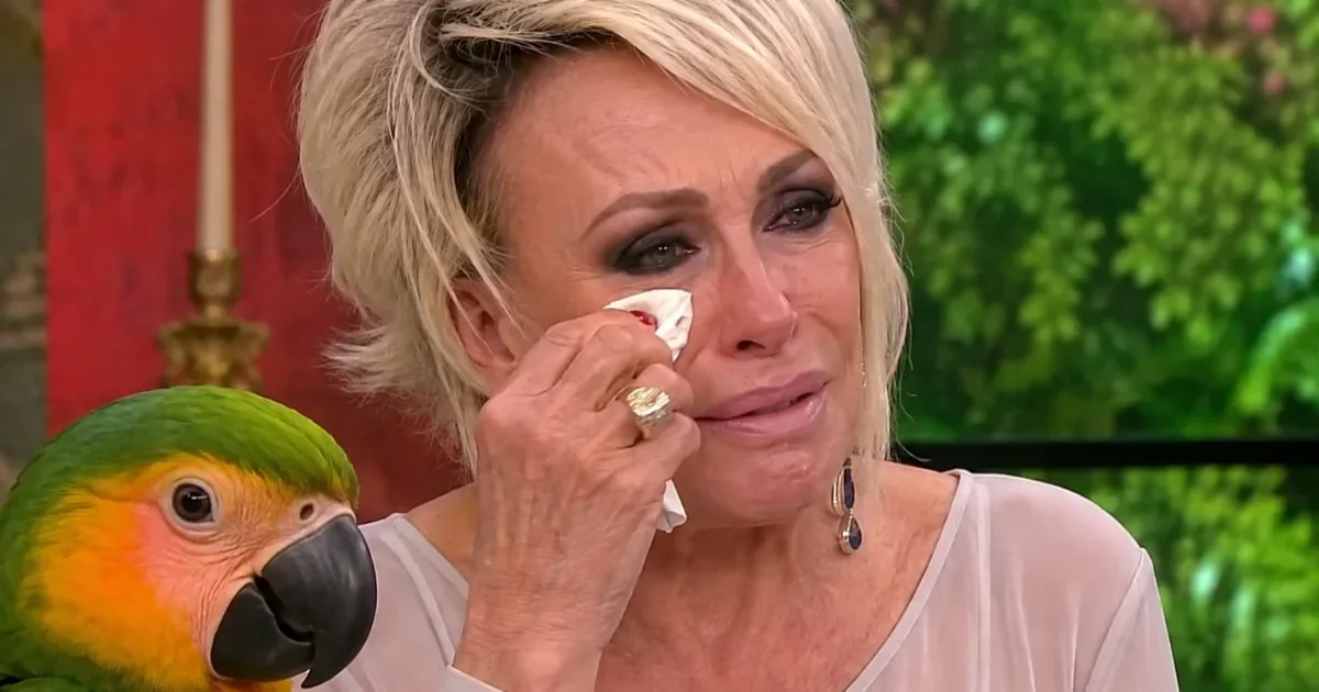 Ana Maria Braga não segura a emoção ao comunicar triste notícia na TV