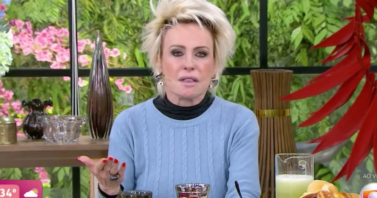 Ana Maria Braga se ausenta do Mais Você nesta segunda-feira
