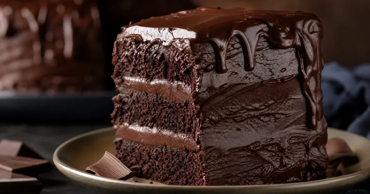 Cobertura de Chocolate Cremosa e Fácil: Receita Perfeita Para Deixar Qualquer Bolo Mais Gostoso