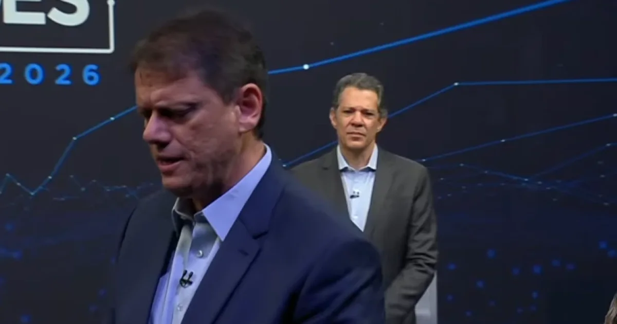 Datafolha: Tarcísio lidera com 45% contra 27% de Haddad