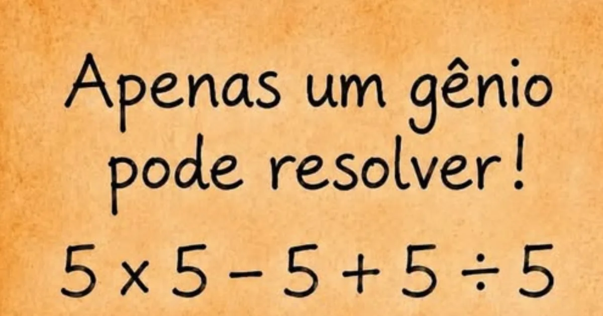 Enigma matemático desafia sua mente: você consegue resolver em apenas 10 segundos?