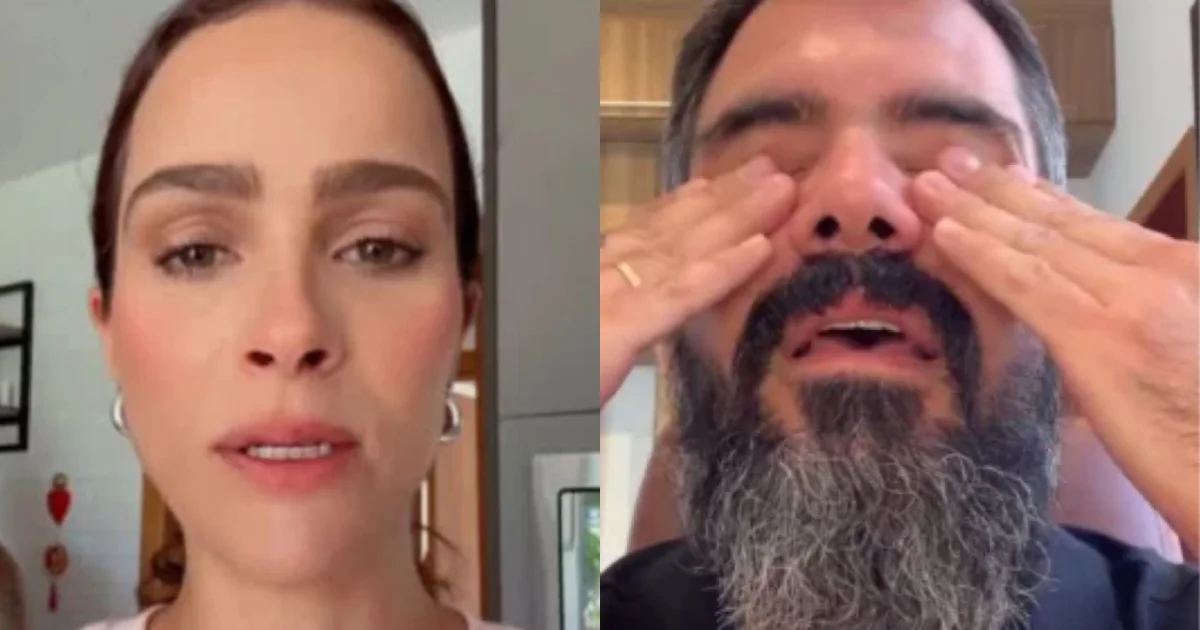 Esposa de Juliano Cazarré se manifesta após nova internação da filha no CTI