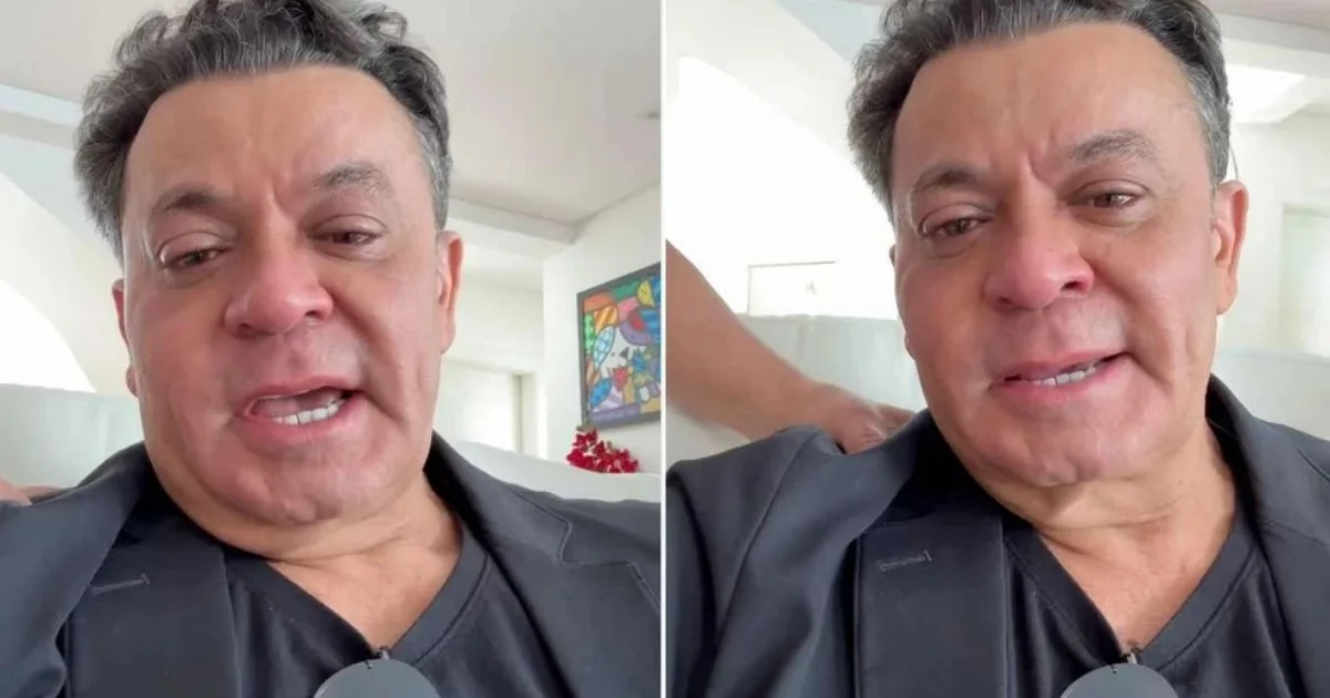 Frank Aguiar não poupa as lágrimas ao contar sobre ausência em sepultamento