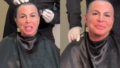 Gretchen mostra transformação ao vivo e explica motivo de raspar a cabeça