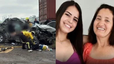Mãe e filha que morreram em grave acidente na BR-470 estavam a caminho do velório da avó em SC