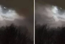 Meu irmão tirou essa foto a 21 km de casa e até hoje ninguém consegue explicar o que apareceu no céu